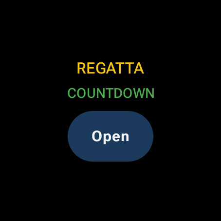Tile showing a countdown is in flight
